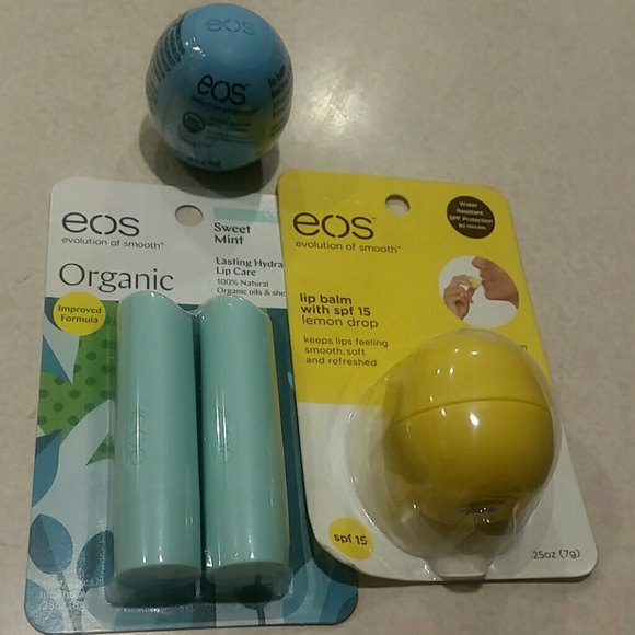 eos Other - organic eos lip balm sticks and balls New 4pcs eos Other - organic eos lip balm sticks and balls New 4pcs